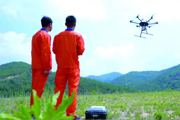 万冲镇无人机倾斜摄影巡检拍摄